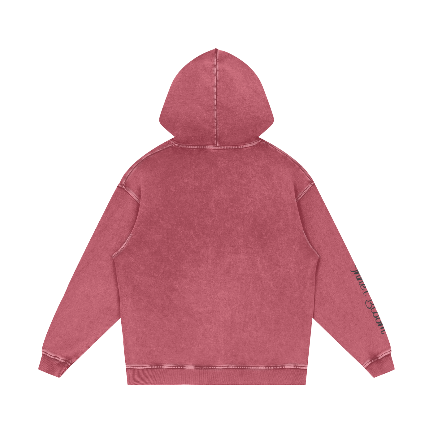 “Inner Bloom” Snow Washed Loose Cotton Hoodie Pks Snd
