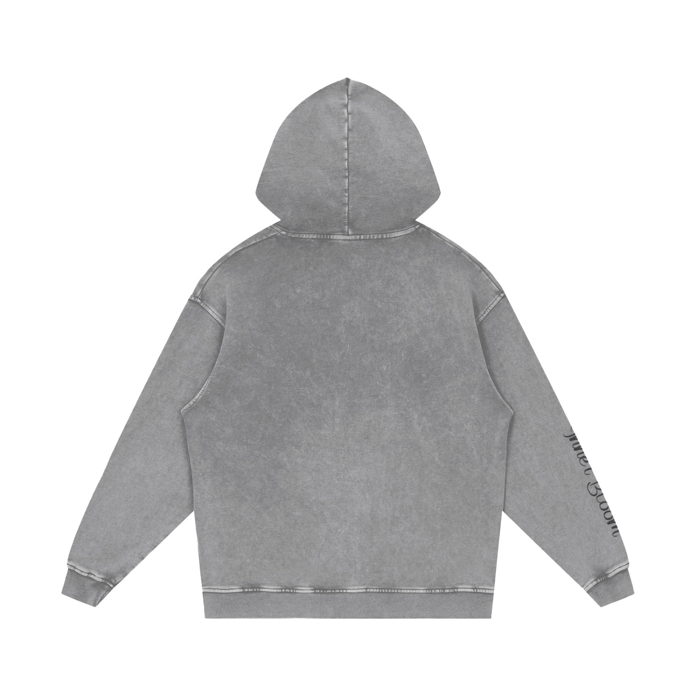 “Inner Bloom” Snow Washed Loose Cotton Hoodie Pks Snd