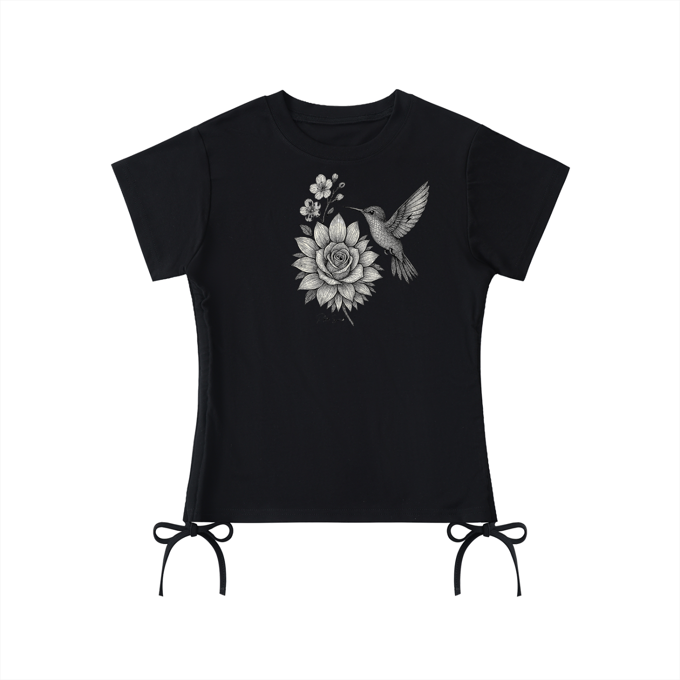 Pks Inner Bloom. Essential Drawstring T-Shirt