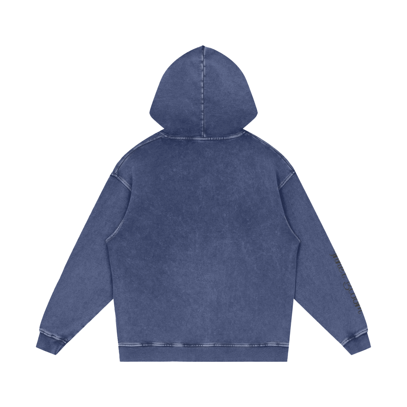 “Inner Bloom” Snow Washed Loose Cotton Hoodie Pks Snd