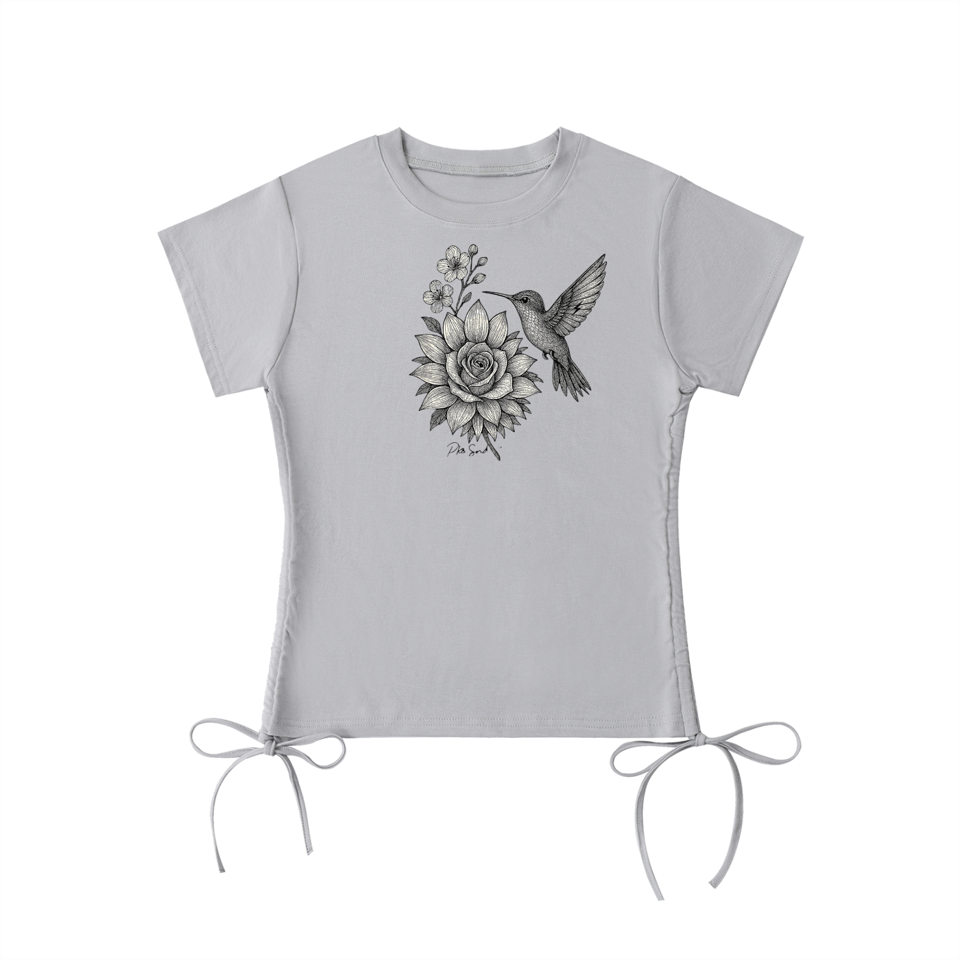 Pks Inner Bloom. Essential Drawstring T-Shirt