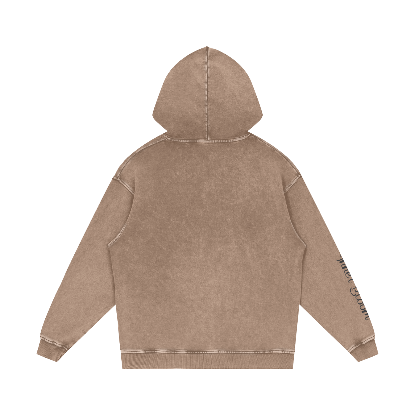 “Inner Bloom” Snow Washed Loose Cotton Hoodie Pks Snd